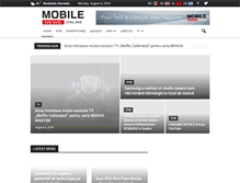 Tablet Screenshot of mobile-news.ro